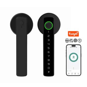 H506 CAIYI YiTechE Tuya App Control Bedroom Keyless Electronic Password Fingerprint Smart Door Lock Handle with Key