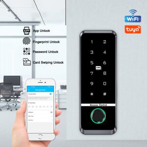 ACT108 CAIYI YiTechE WiFi Tuya App IP66 Waterproof Small Fingerprint Password Smart Door Access Control System with ID/IC Card Reader
