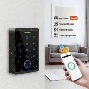 ACT31 CAIYI YiTechE IP66 Waterproof WiFi Tuya APP Biometric Fingerprint Digital Smart Door Access Control System