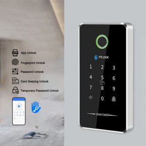 AC06 CAIYI YiTechE Outdoor Waterproof TTLock APP Biometric Fingerprint Password Card Swiping Smart Door Access Control
