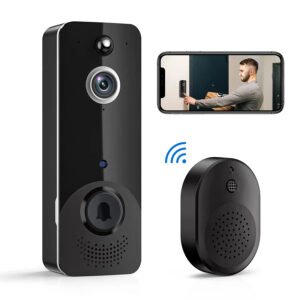M7 CAIYI YiTechE IP65 Waterproof WiFi Wireless Two Way Voice Main Gate Video Intercom Systems Camera Door Bell with 2 Way Talk Audio